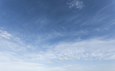Blue sky with cloud