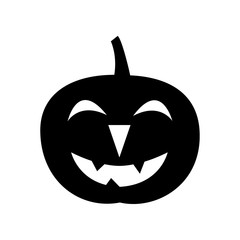 Jack-o-lantern. Happy Halloween icon
