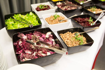 Colorful salads