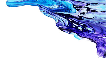 Abstract background of acrylic paint