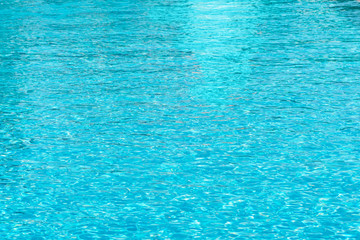 Water ripple waves in the pool