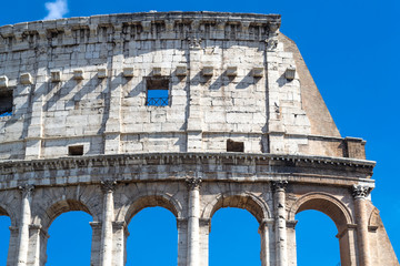 Brightest side of Colosseum