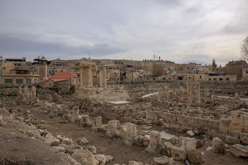 Fototapeta na wymiar Baalbek heritage site, Lebanon