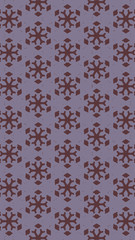 Ornate geometric pattern and two-tone abstract background