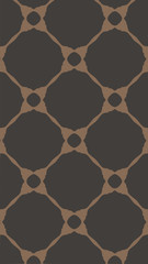 Ornate geometric pattern and two-tone abstract background