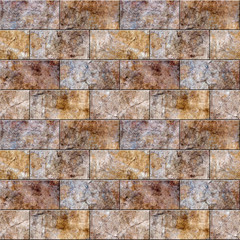 Seamless brick wall pattern background