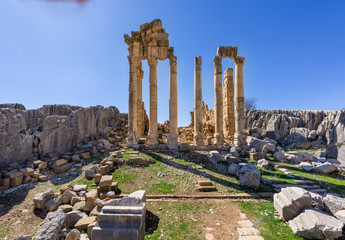 Faqra roman ruins near Feraya, Lebanon
