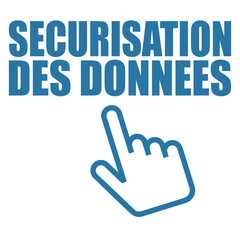 Logo sécurisation des données.