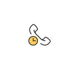 Phone Call icon design. Interaction icon vector design