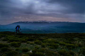 Bikepacking with friends in the mountains