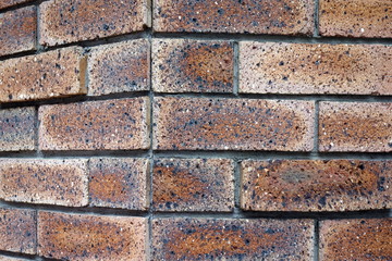 Brick style siding exterior wall 