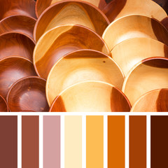 Wooden bowl palette
