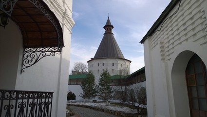 Old ortodox monasteries in Moscow Russia