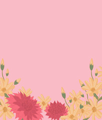 bright seamless pattern of red and yellow colors on a light background