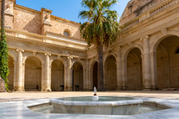 Obraz premium Cloister of the cathedral of the Encarnación, Almeria, Spain.