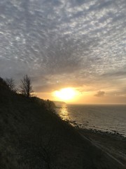 the golden hour by Kap Arkona on the island Rügen