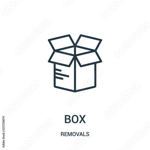Box Icon Vector From Removals Collection Thin Line Box Outline Icon Vector Illustration Linear Symbol For Use On Web And Mobile Apps Logo Print Media Wall Mural Macroone Box Icon Vector From Removals Collection Thin Line Box Outline Icon Vector Illustration Linear Symbol For Use On Web And Mobile Apps Logo Print Media Wall Mural Macroone