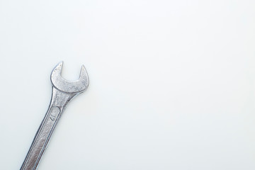 Stainless Steel Wrench close up