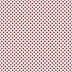 Red and White Small Polka Dots Pattern Repeat Background