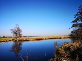 Spiegelund, Fluss, Wasser, Hintergrund