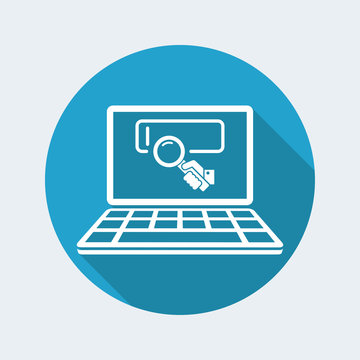 Search process on notebook