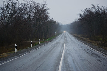 Obraz premium dark road