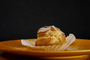 Choux Cream, French styled dessert, baked flour with sweet cream filling, originate from Europe but popular in many countries, high sugar, cholesterol and sometimes trans-fat level, cause of diseases