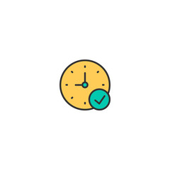 Stopwatch icon design. Interaction icon vector design