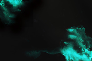 blue Abstract background on a black background. photo