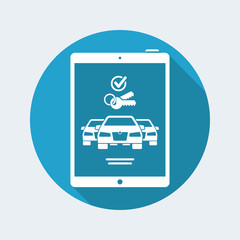 Automobile servicese online icon