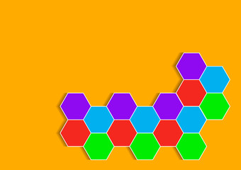 abstract honeycomb background