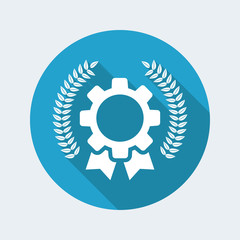 Industrial premium certificate symbol