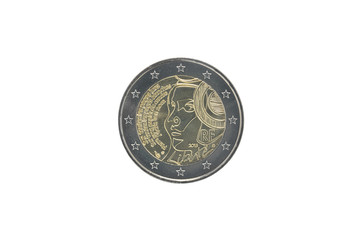 Commemorative 2 euro coin of  France