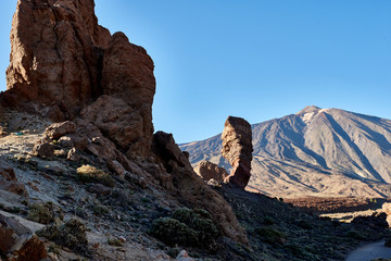 view of Teide volcano