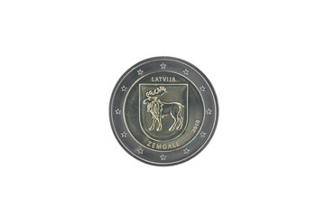 Commemorative 2 euro coin of  Latvia