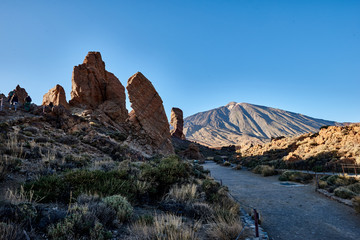 Fototapeta premium view of Teide volcano