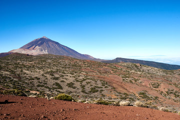 view of Teide volcano