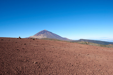 view of Teide volcano
