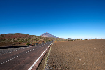 view of Teide volcano