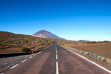 view of Teide volcano