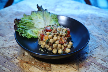 risotto with mushrooms and vegetables