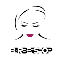  vector illustration, depicting the face of a beautiful woman with long ringlets