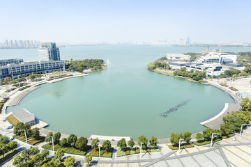 Naklejka premium La Chine Moderne - Suzhou 
