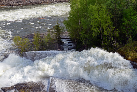 Forellentreppe am Hunderfossen Kraftwerk