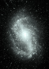 galaxy in a free space