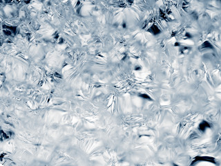 Ice texture background of the lake. Horizontal.