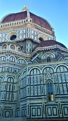 Fototapeta premium Cathedral, Florence, Italy, summer sunny day, blue sky