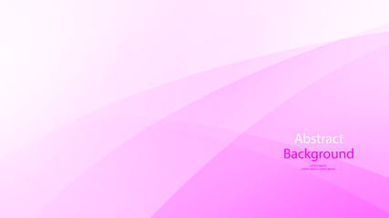 Pink color and white color background abstract art vector