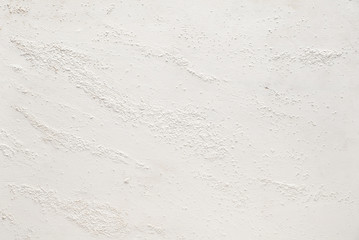 White textured background, flat lay with text space