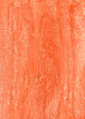 Fototapeta premium Abstract watercolor background.Orange gradient watercolor background with lines and divorces. Handmade on paper with paints. Blurred, vertical, macro.
